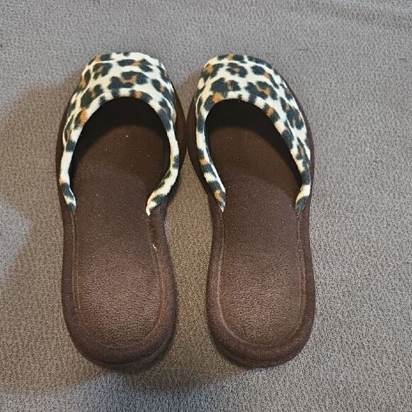 Leopard Print Slide Sandals - Picture 3 of 5